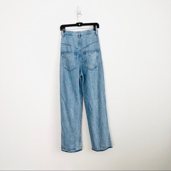 Isabel Marant Tilorsy High-Rise Lyocell-Denim Wide-Leg Jeans - Picture 7 of 16